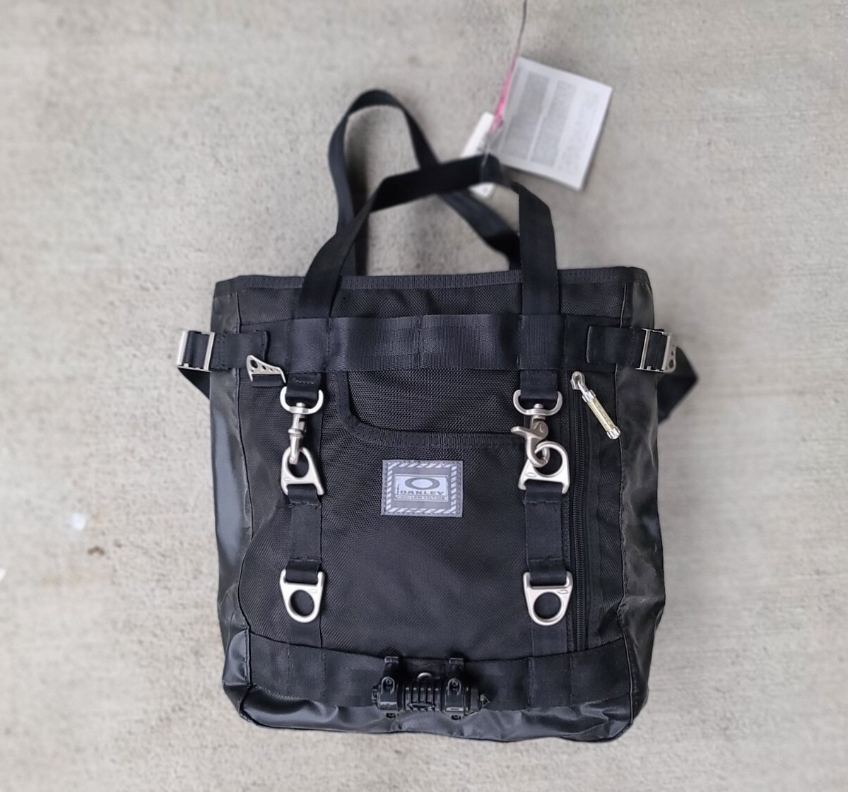 New Vintage Black Oakley High Low Voltage Messenger Y2K Light Up