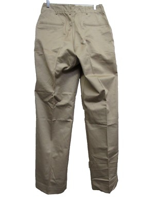 Post WW2 US Army Khaki Chino Trousers Pants Button Fly Unused