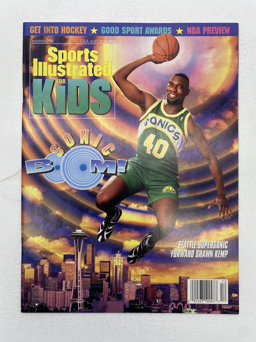 1994 Sports Illustrated For Kids Dec Shawn Kemp: Card Page