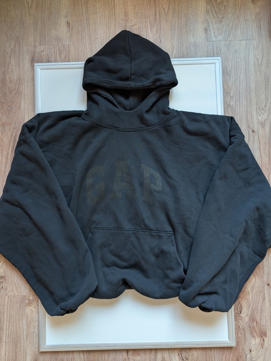Yeezy Gap Dove Hoodie Washed Black Size Large Sample Version LAA