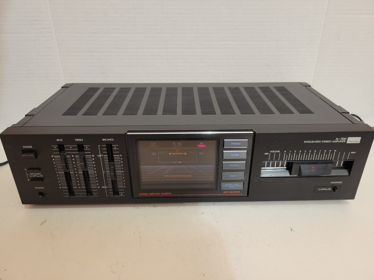 Sansui A-700 Integrated Stereo Amplifier Selected System Vintage