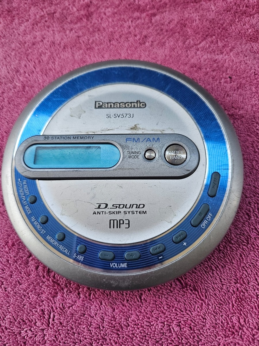 Panasonic SL-SV573J Portable AM/FM Radio CD/MP3 Player Discman
