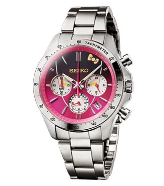 Seiko Watch Hello Kitty 500 Series Shinkansen 25th Anniversary