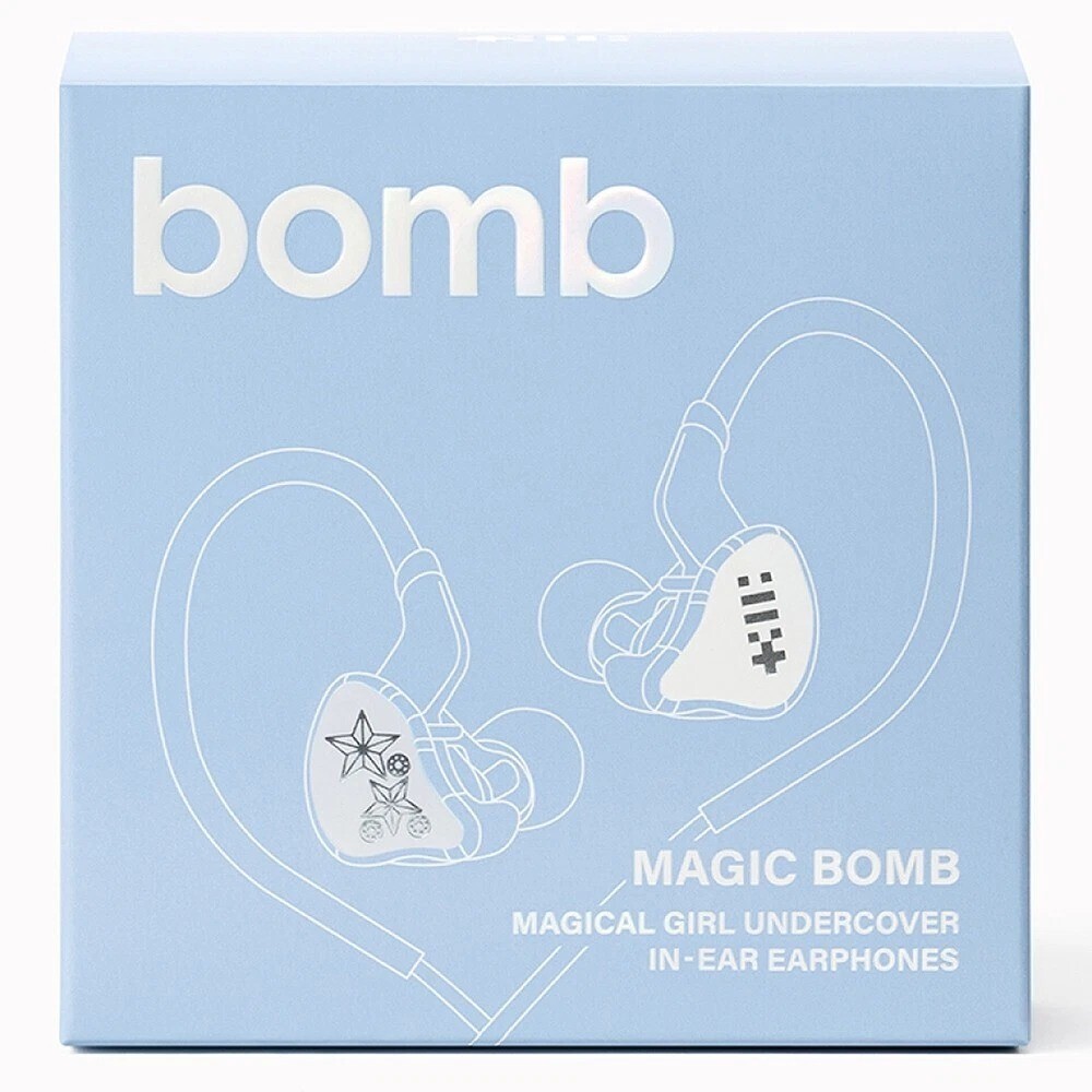 ILLIT BOMB 3rd Mini Album MERCH Ver/Mini CD+Earphones+3Sticker+5