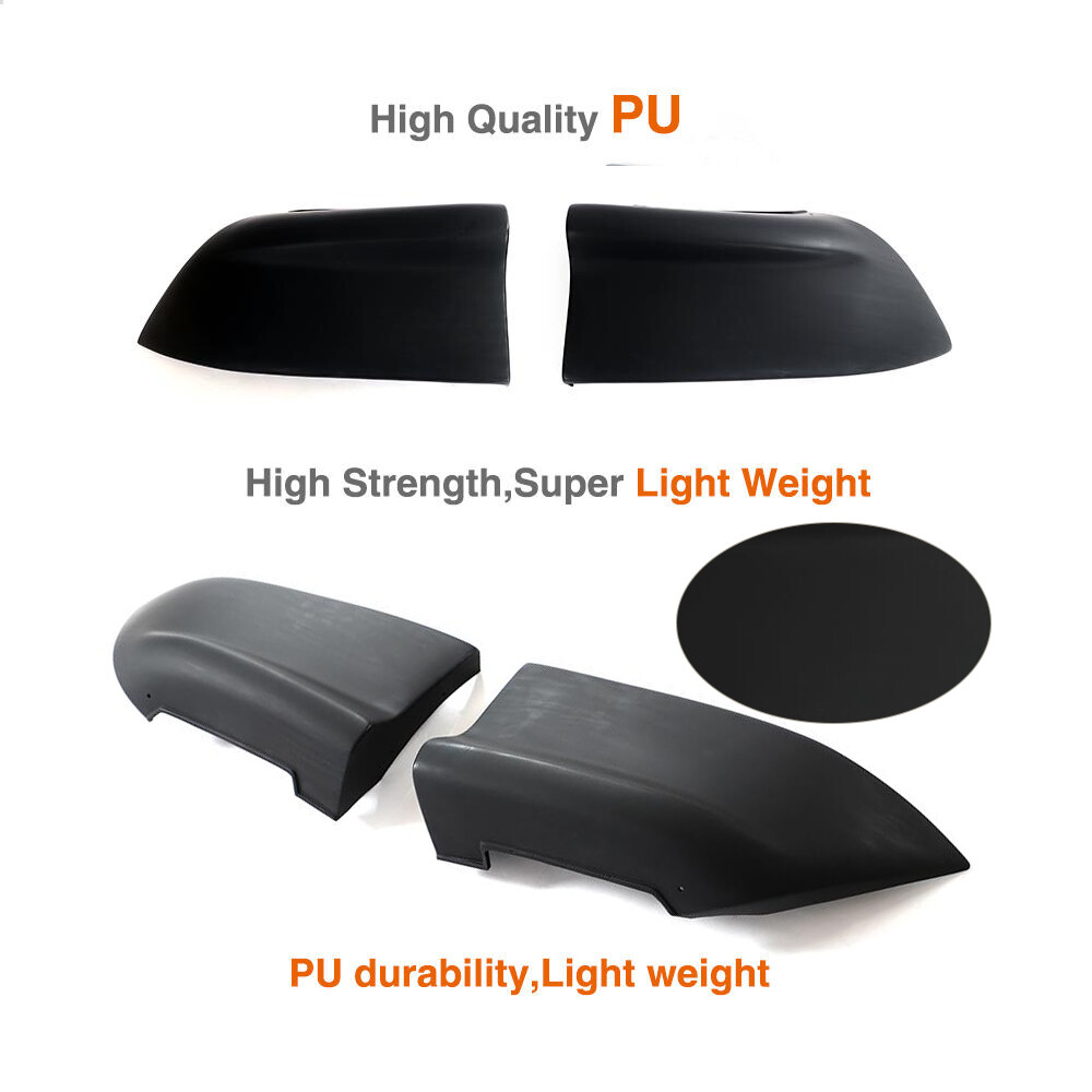 Unpainted PU Rear Bumper Splitters Spat Flaps Trims Fit for Mazda