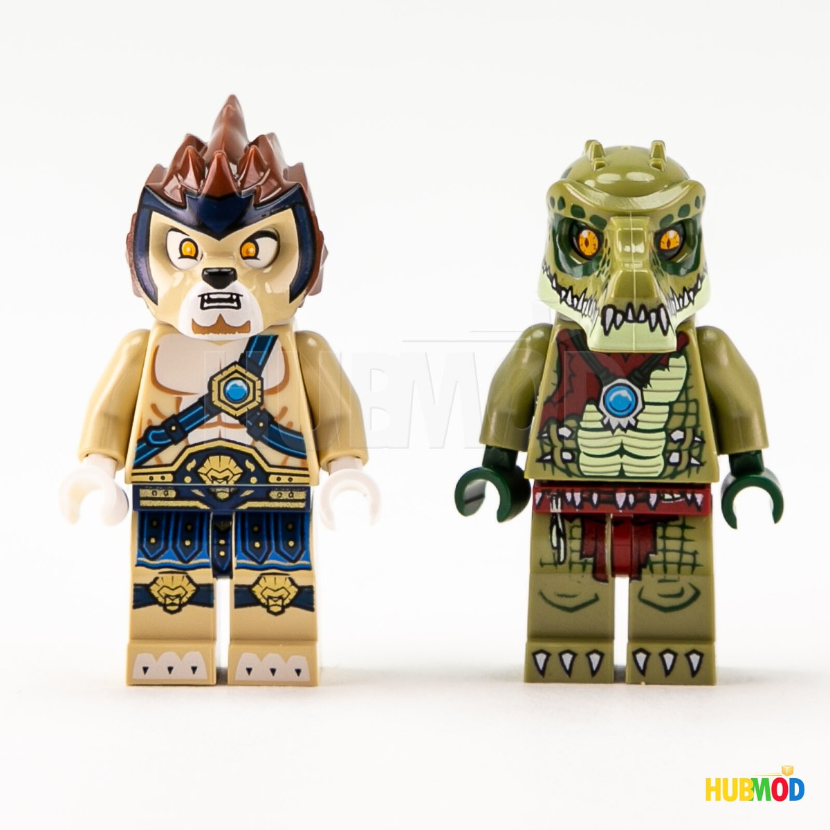 LEGO Legends of Chima Crawley Crocodile and Lennox Lion Minifigure