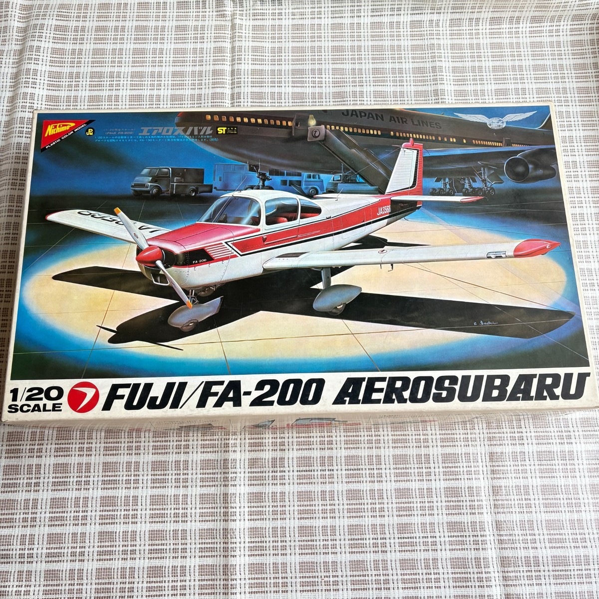 Nichimo Fuji FA-200 Aerosubaru 1/20 Detail Model Kit Motorized In