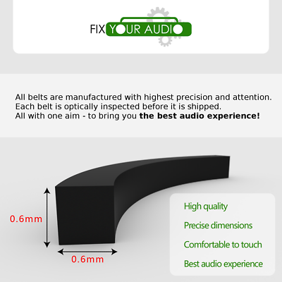 Belt set for Panasonic RQ-E10V RQ-E15V RQ-E27V RQ-CR07V RQ-CR15V