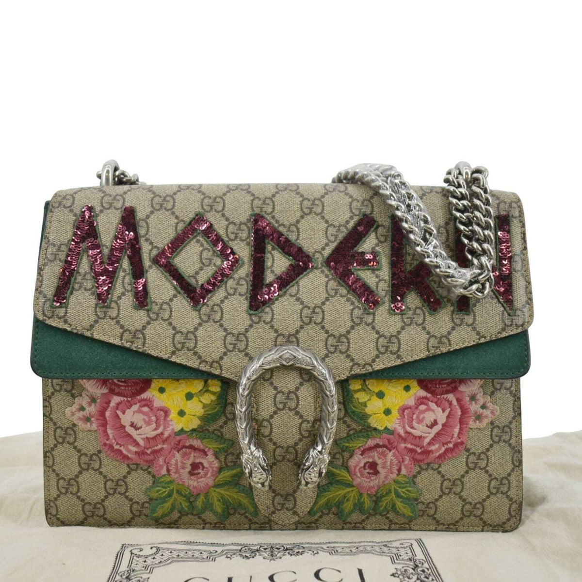 GUCCI Modern Dionysus Medium GG Supreme Monogram Shoulder Bag