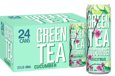 AriZona Green Tea Cucumber Citrus 23 oz Cans - 24 Pack