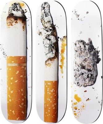 Supreme Urs Fischer Baked & Fried & Toasted Skateboard Deck set of