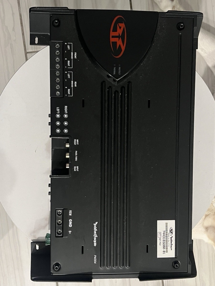 Rockford Fosgate Punch P4004 4-Channel Car Amp for sale online | eBay