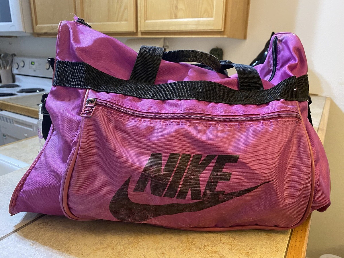 Vintage 80's 90's Nike Gym Duffle Bag Purple | eBay