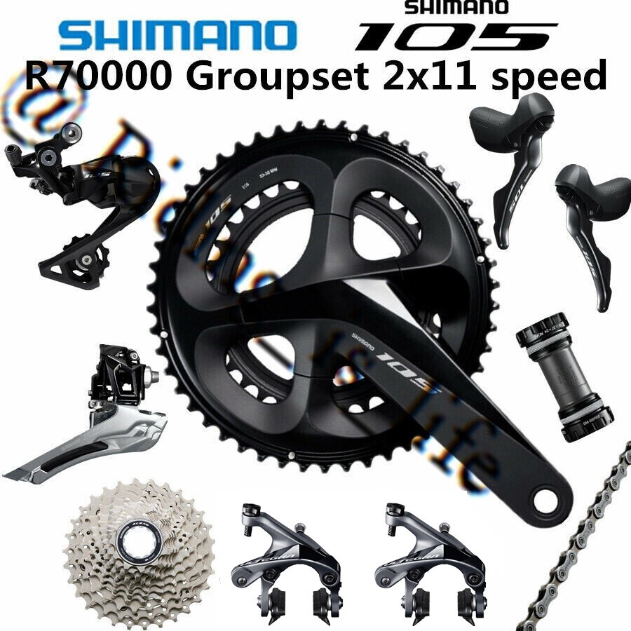 Shimano 105 R7000 2x11 Road Bike Groupset 50-34/52-36/53-39 170