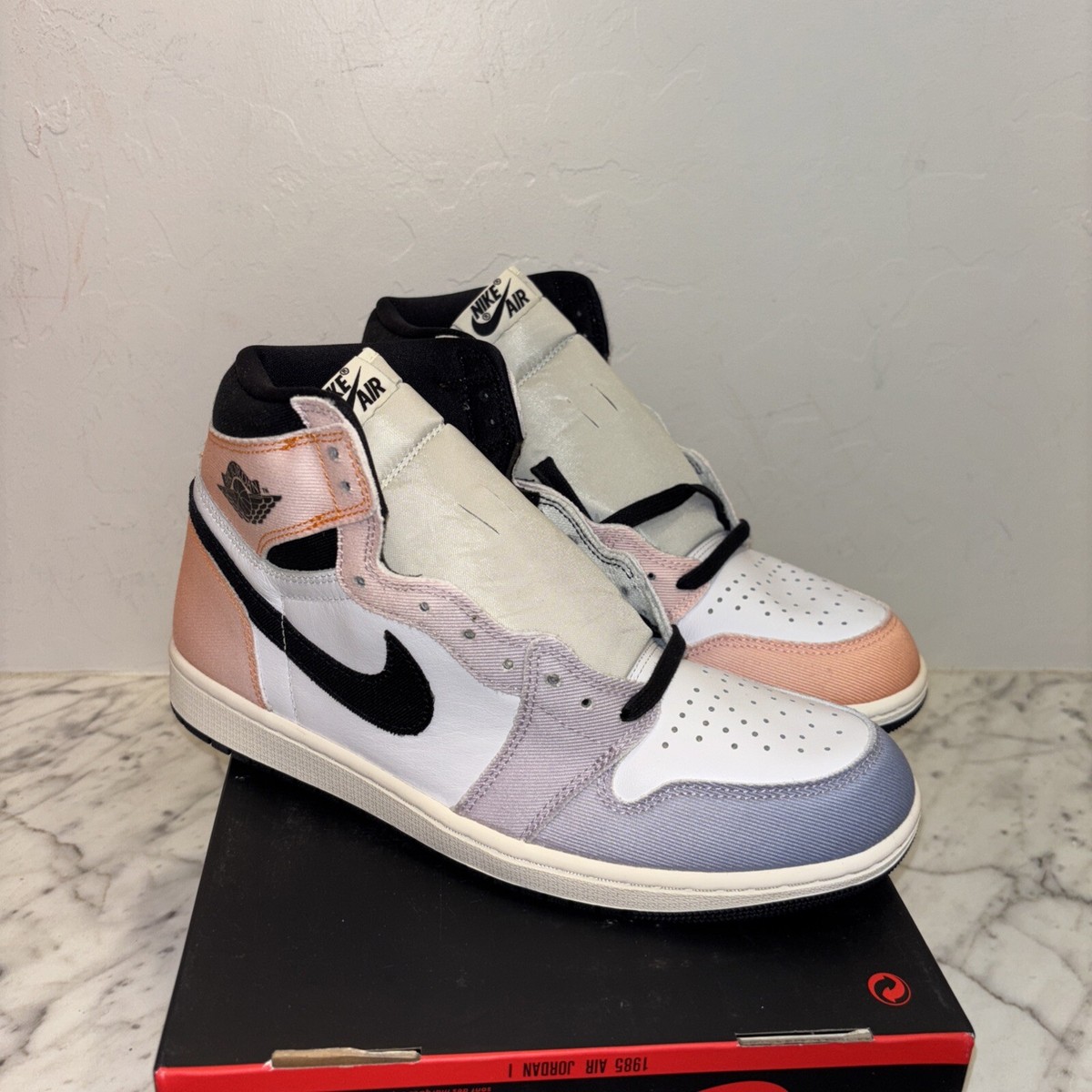 Size 10 - Air Jordan 1 Retro OG High Skyline for sale online | eBay