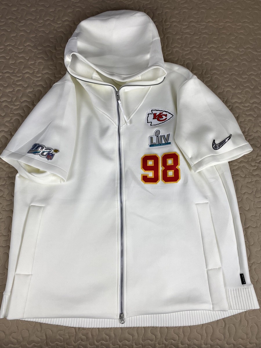 Kansas City Chiefs Nike Media Day Hoodie Team Issued Super Bowl