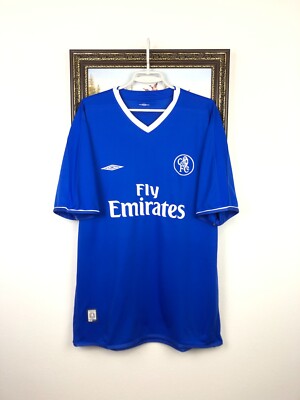 Chelsea Home football shirt 2003 Soccer Umbro Jersey Mens Trikot