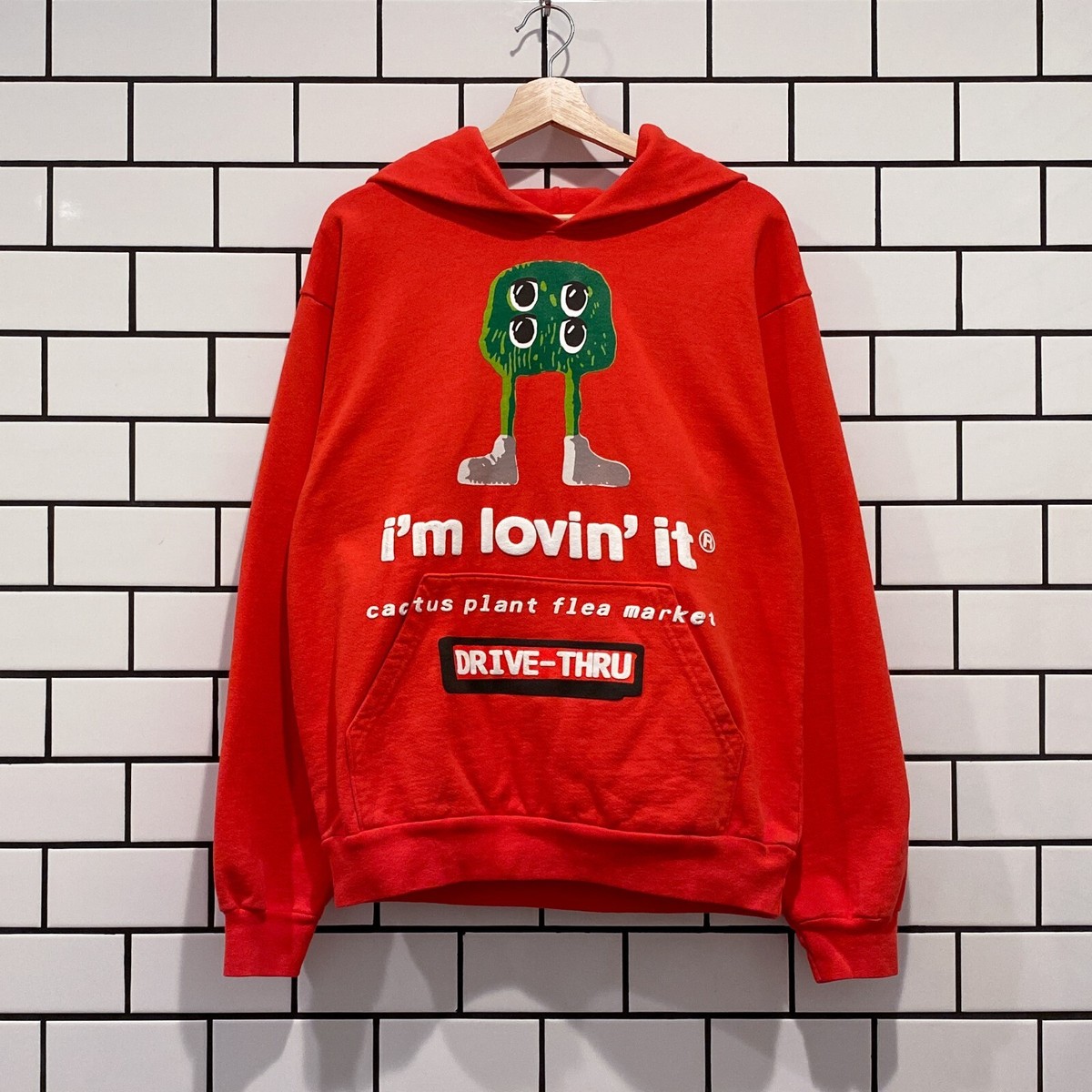 CACTUS PLANT FLEA MARKET CPFM X MCDONALDS FRY GUY HOODIE ORANGE