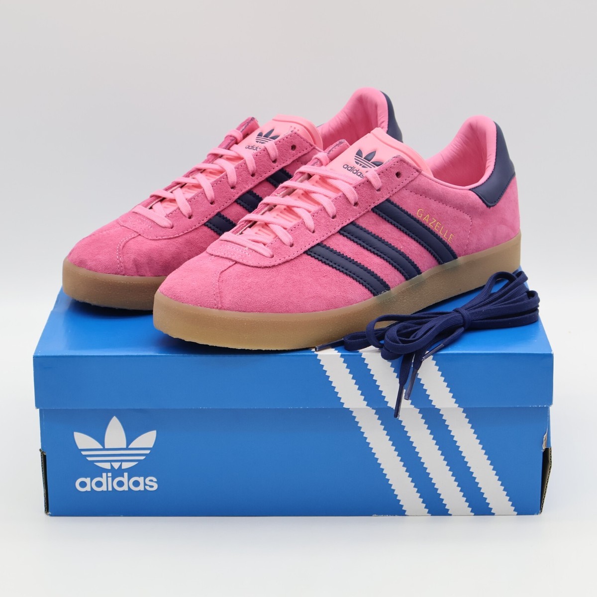 ID0846 adidas Originals Gazelle Low Bliss Pink Dark Blue (Men's