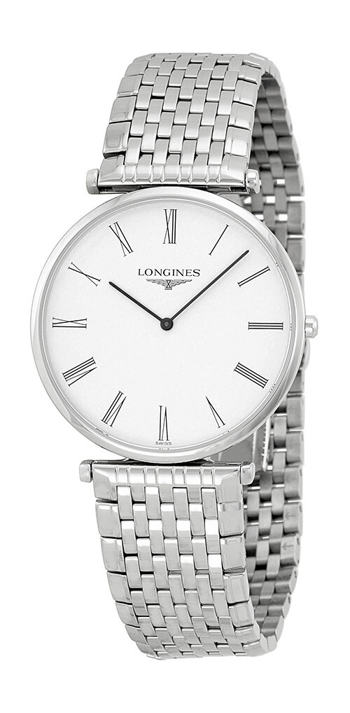 Longines La Grande Classique Stainless Steel Mens Watch White Dial