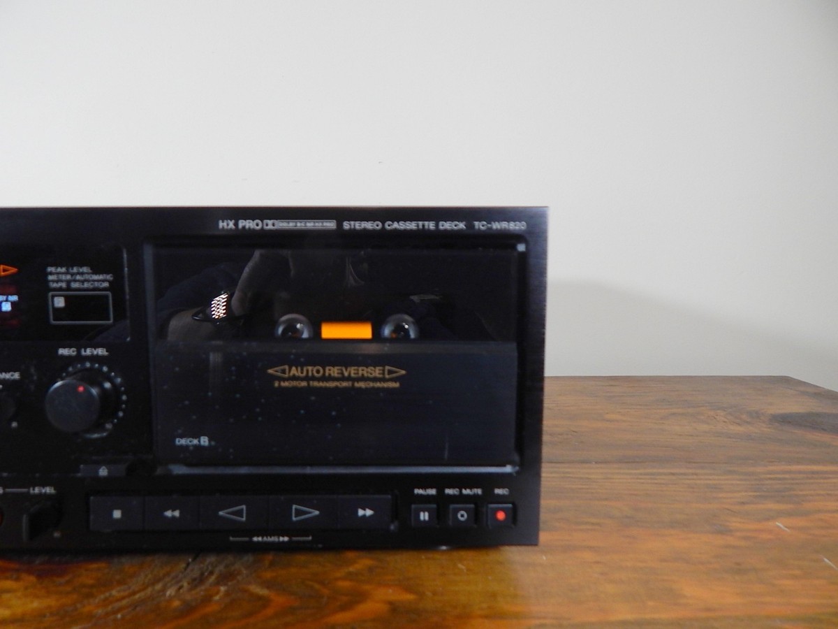 Sony TC-WR820 ( 820A )Dual Stereo Auto Reverse Cassette Deck