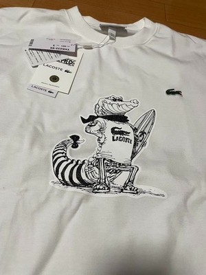 LACOSTE x ONE PIECE Collaboration Men US Size S T-shirt NEW Japan
