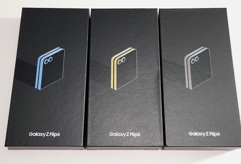 Genuine Samsung Galaxy Z Flip 6 Empty Box - With/Without Cable