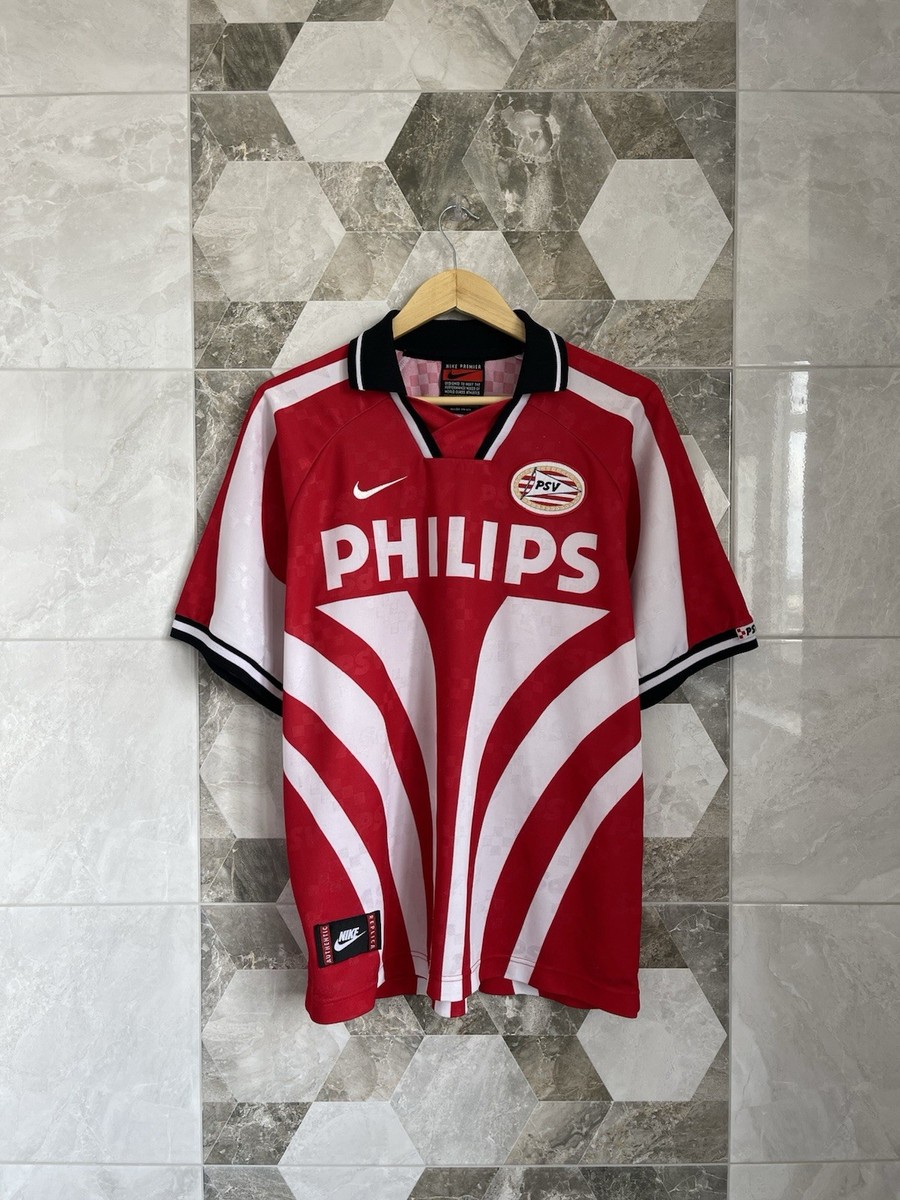 Vintage Nike PSV Eindhoven 1996 1997 Home Football Soccer Jersey