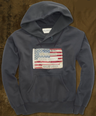 Polo Ralph Lauren Denim & Supply Mens Americana Flag Slim Navy