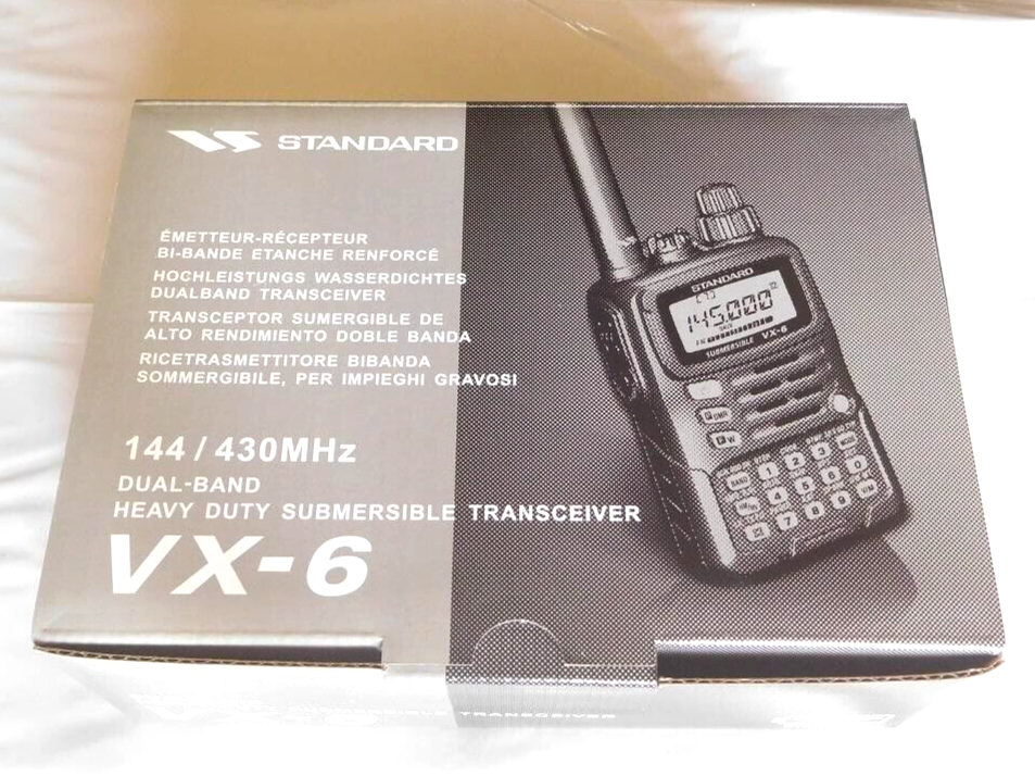 Yaesu VX-6 STANDARD 144/430MHz Dual Band Submersible Amateur