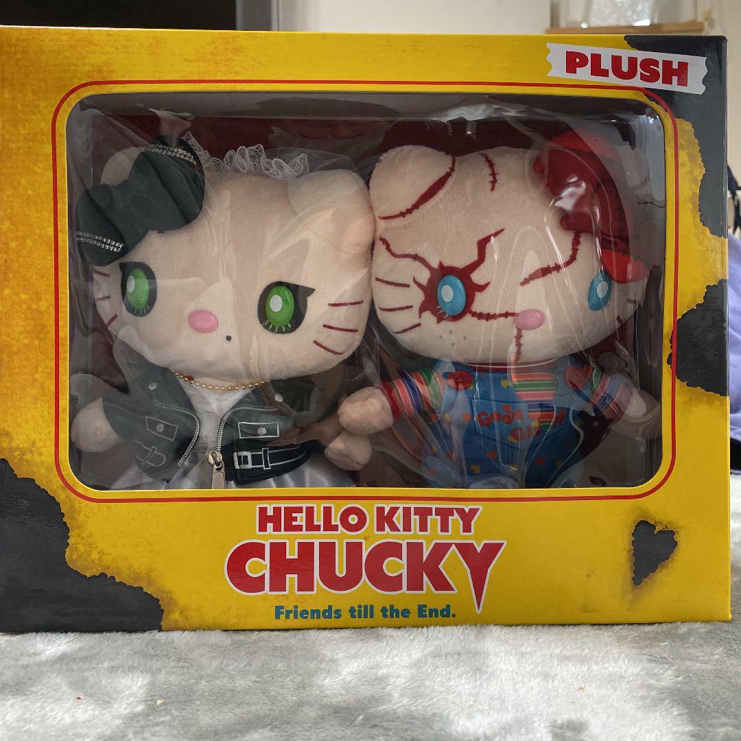 HELLO KITTY CHUCKY SET Plush Limited Sanrio Doll 2018 Halloween