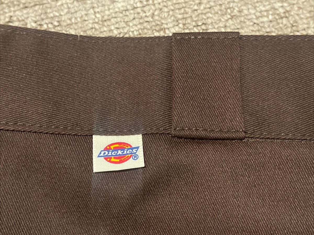 Vintage 80s Mens 42x32 Dickies 874 Brown Work Pants USA Made NOS