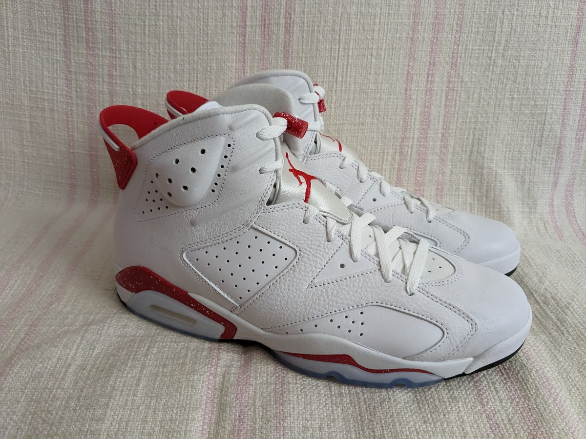 Air Jordan 6 Retro White Red Oreo Black AJ6 AJVI CT8529 162 Men's