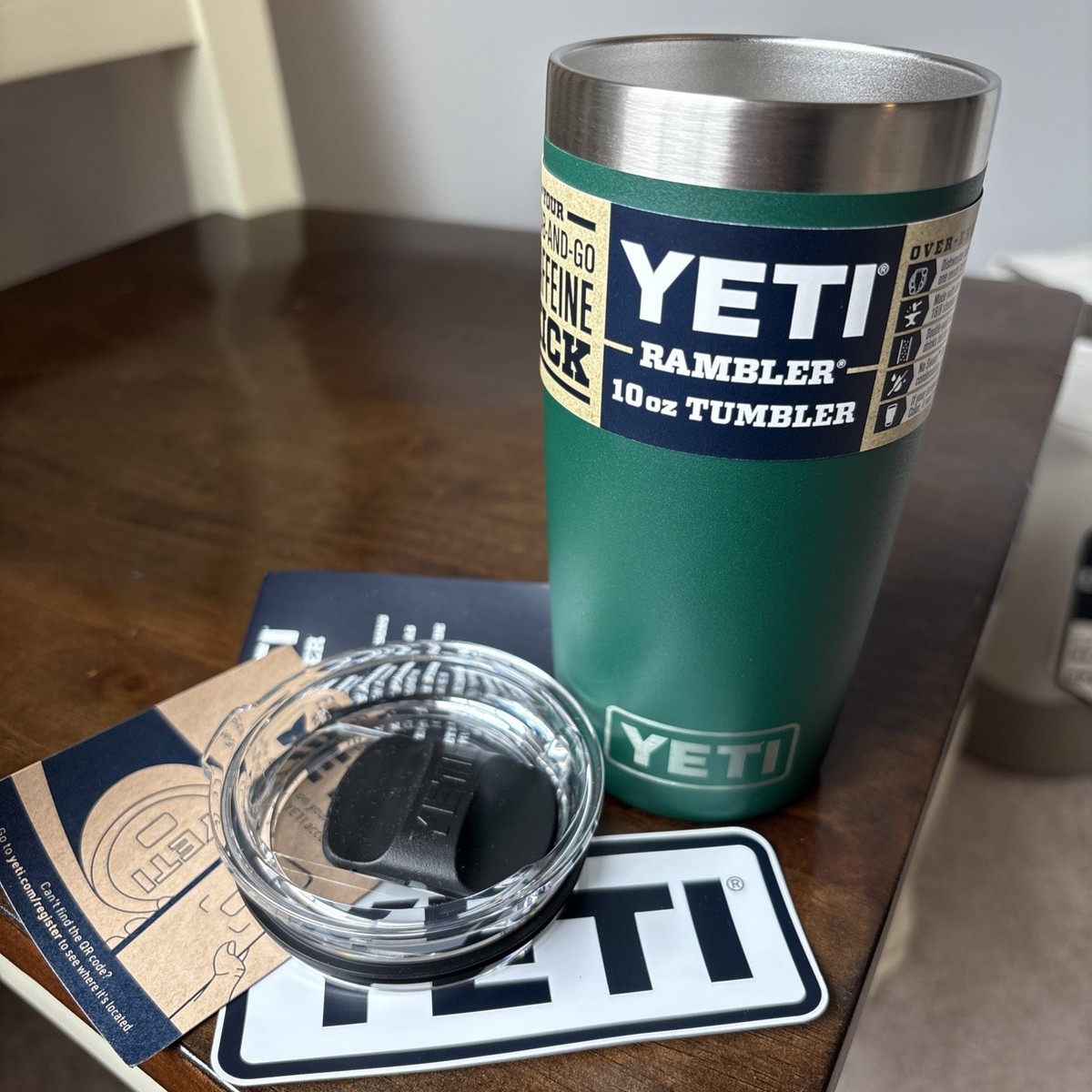YETI Rambler 10 oz Tumbler Black Forest Green NWT | eBay