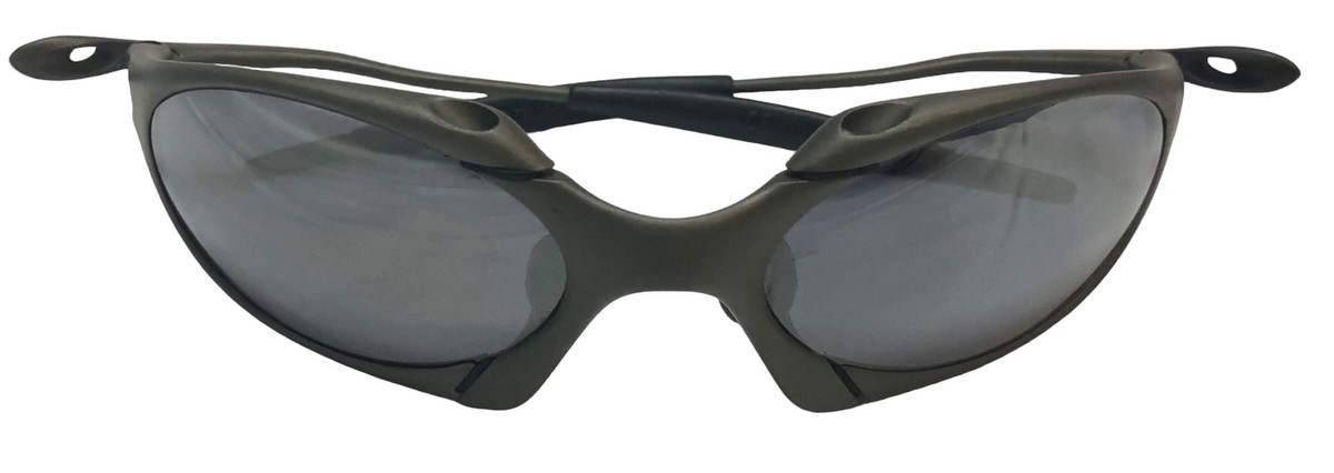 OAKLEY Romeo Sunglasses Black Iridium Lenses X-Metal Frame Rubber