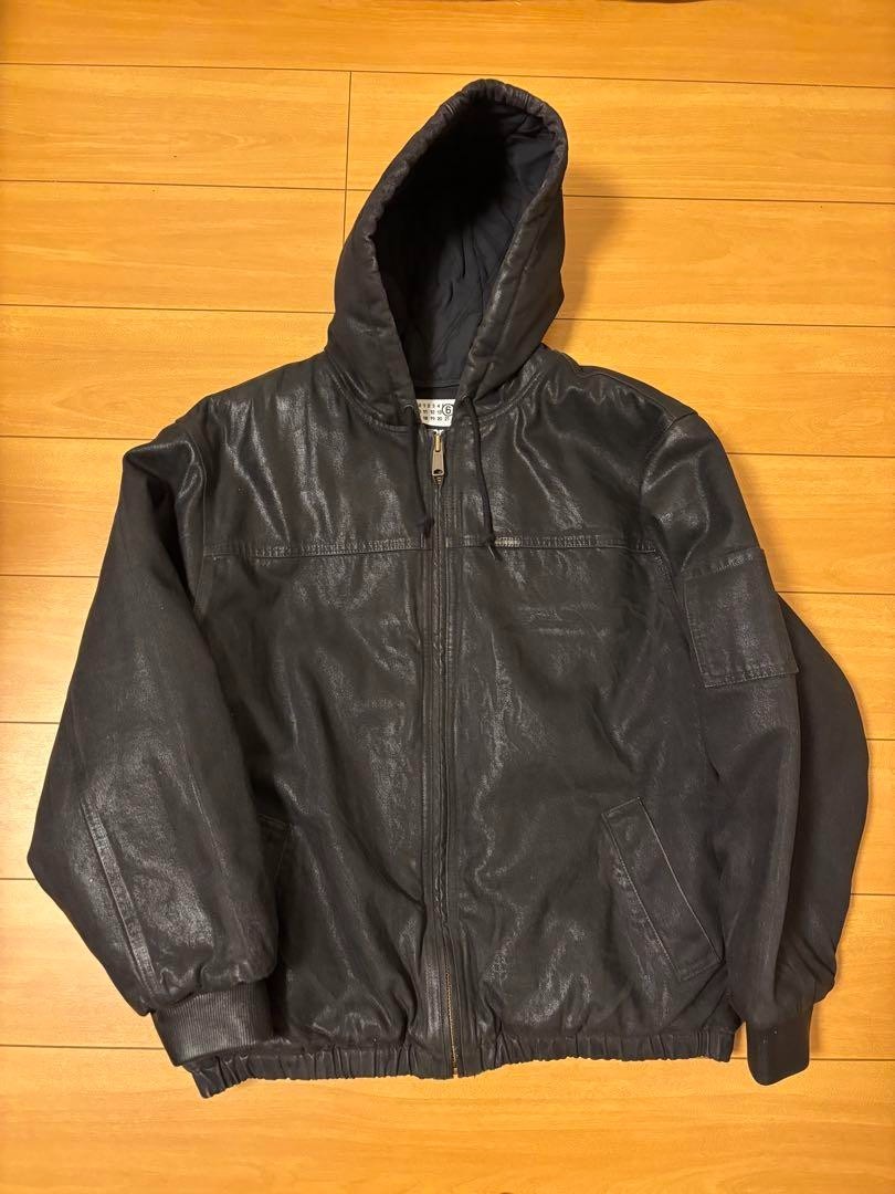 Supreme x MM6 Maison Margiela Foil Hooded Work Jacket Black Size L