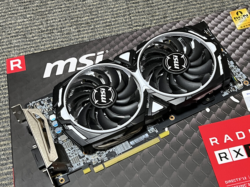 MSI Radeon RX580 ARMOR 8G OC J Graphics Card VD7266 Tested USED