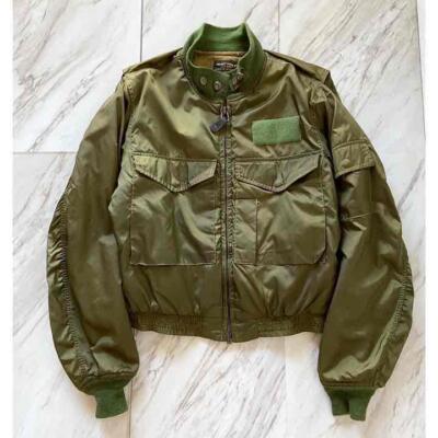 AVIREX G8 WEP Flight Jacket Men's Size L Khaki Vintage 90s Made in