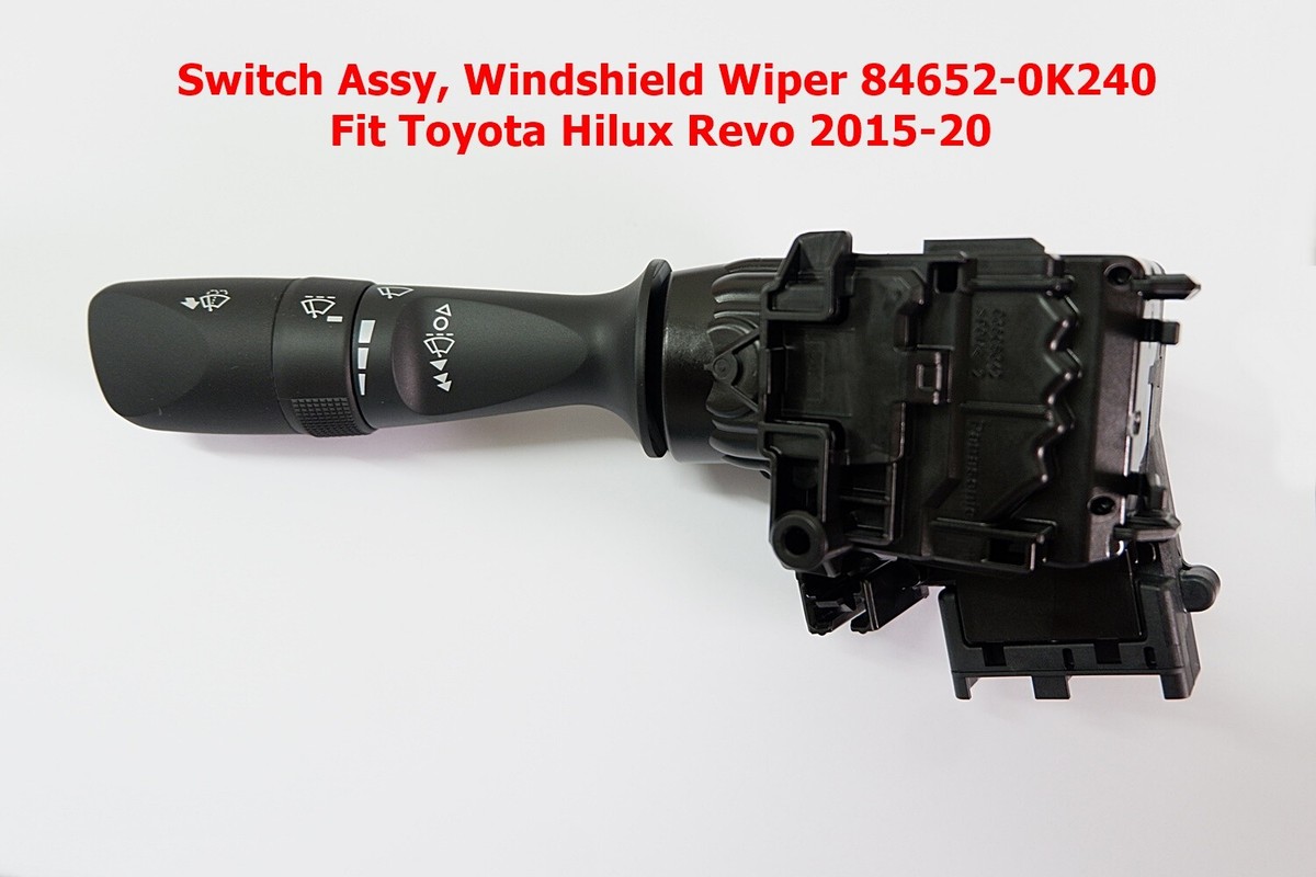84652-0K240 Switch Assy, Windshield Wiper Fit Toyota Hilux 2015-20