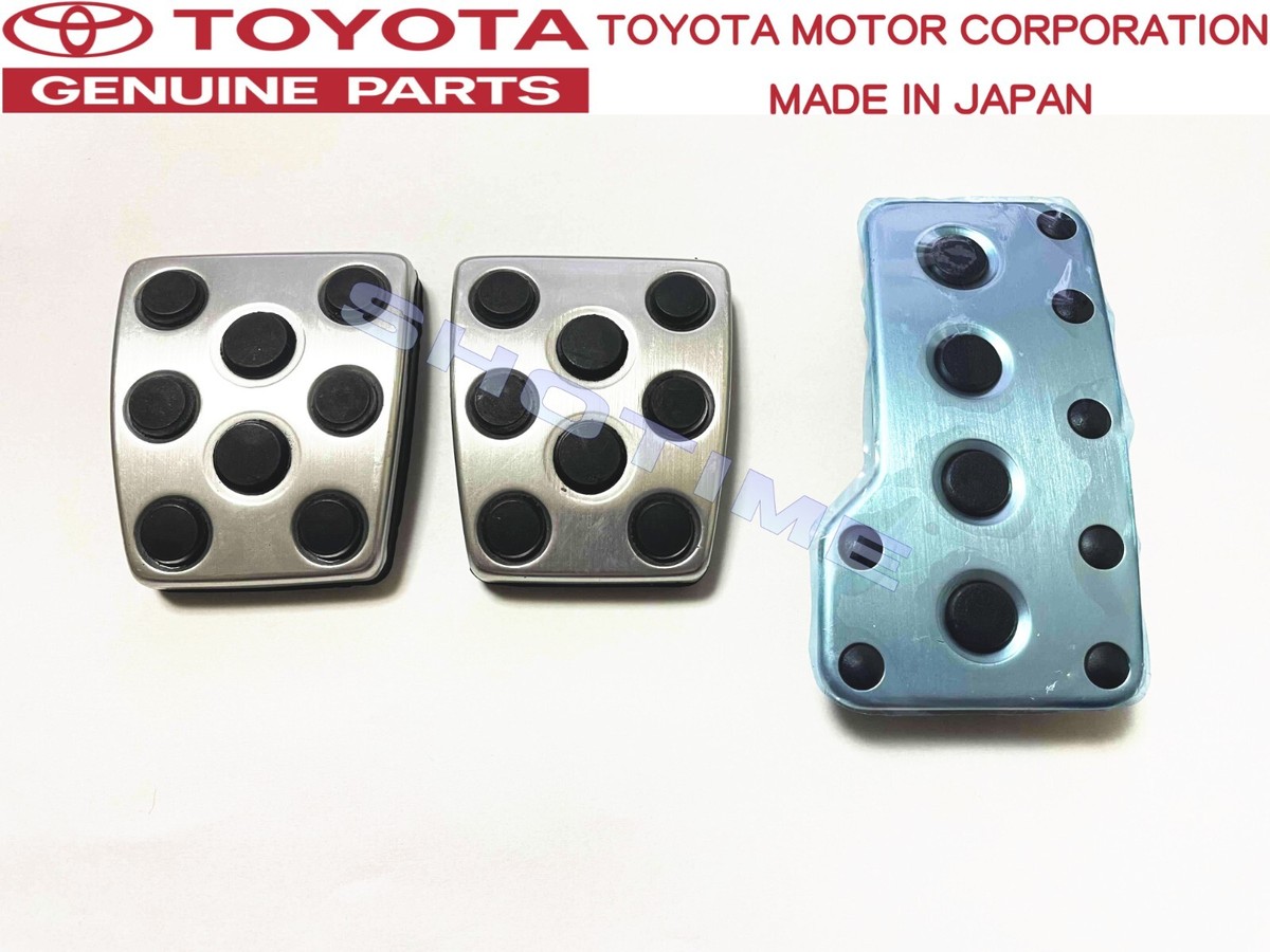 TOYOTA OEM 99-07 MR-S MR2 ZZW30 Gas & Clutch & Brake Pedal Pad Set