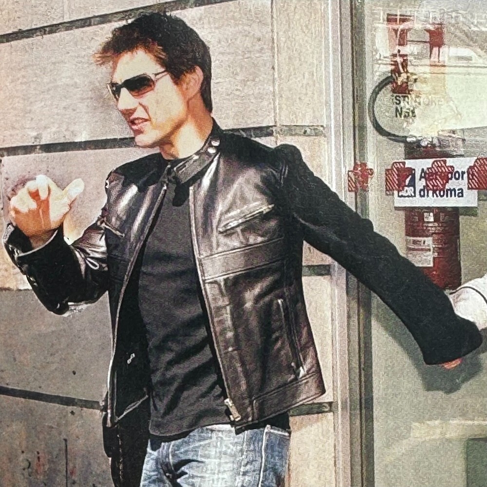 VTG GUCCI Tom Ford Uomo Cruise 2004 Leather Biker Café Jacket