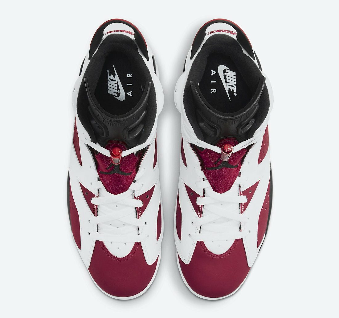 Nike Air Jordan 6 Retro Carmine (2021) Size 14 CT8529-106 White