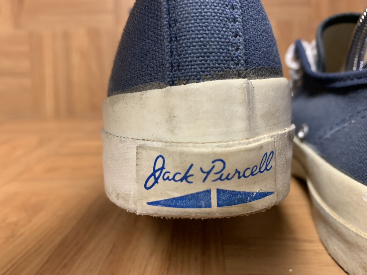 Vintage🇺🇸 Jack Purcell Converse Made In USA Blue Laced OX JP LO