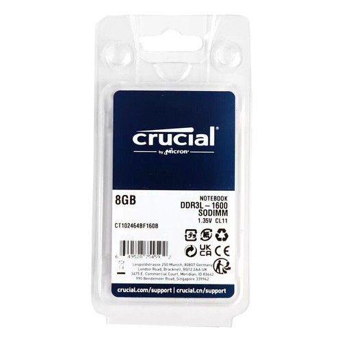 Crucial 8GB 16GB DDR4 RAM 2400 2666 3200 MHz SO-DIMM 260Pin For