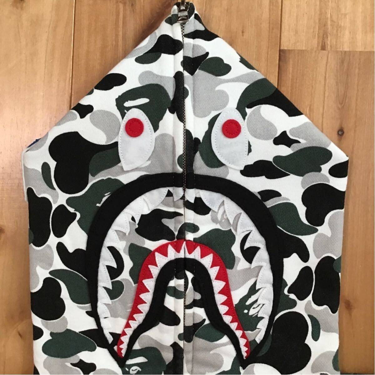 BAPE Kyoto city camo shark full zip hoodie NIGO A Bathing Ape Size