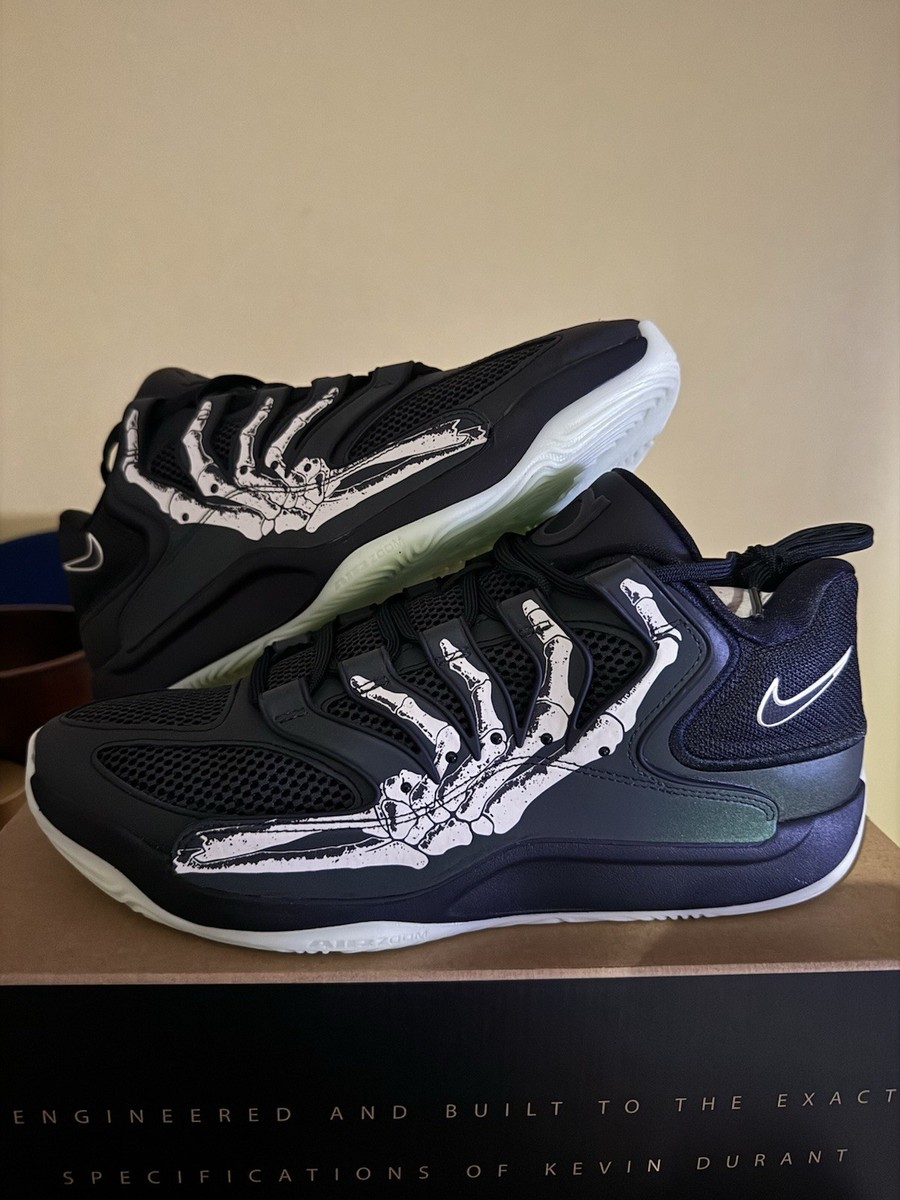 Size 8-13 Nike KD 18 Slim Reaper Halloween IM1346-001 Glow In Dark