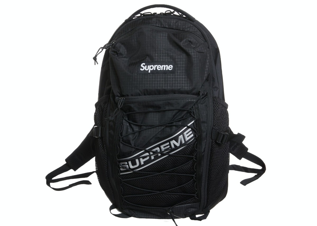 Supreme 3D Logo Backpack FW23 4colors Black Red White Blue Brand