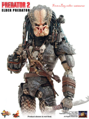 Perfect Hot Toys 1/6 Mms48 Predator 2 Elder Predator In Stock New