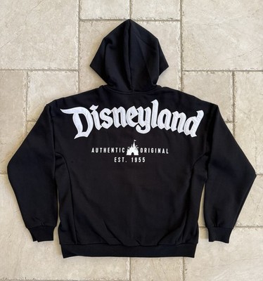 🔥Disney Parks - DISNEYLAND Logo - Zip Hoodie - Black - XL💥 | eBay