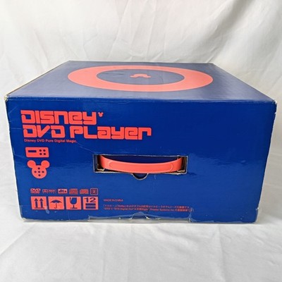 Disney Mickey Mouse DVD Player Rare Retro from Japan w/Box Manual